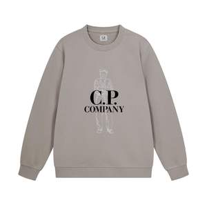 Nuevo suéter moderno de cuello redondo con estampado de letras, unisex CP, holgado y de manga larga - Product Image 5