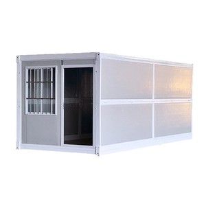 Module de bureau conteneurisé rectangulaire au design minimaliste avec structure en panneaux respirants - Product Image 1