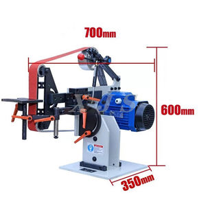 Vertical and Horizontal Belt <strong>Grinder</strong> Sander With Multiple Speed Power Supply - Product Image 5