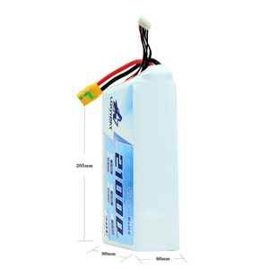 LOOYBAT 농업 드론 충전식 리튬 폴리머 배터리 11.1V 18.5V 22.2V 3S 5S 6S <span class=keywords><strong>20000mAh</strong></span> 21000mAh 드론 리포 배터리 팩 - Product Image 2