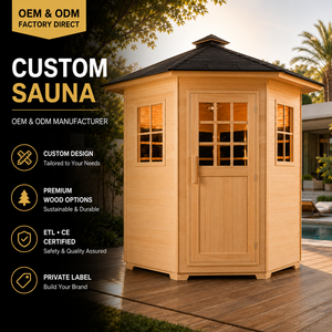 Gazebo de Madera de Lujo HG, Personalizado, OEM, ODM, para Exteriores, para Jardín, Patio Trasero, Villa, Resort, Hotel - Product Image 1