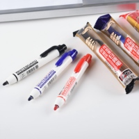 Marqueur effaçable à sec rechargeable OEM ODM, type à pression, effaçage facile sans résidu, stylo pour tableau blanc pour réunions, écoles, bureaux, vente en gros