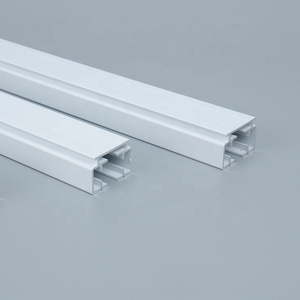 Chất Lượng Cao Duy Nhất Nhôm Rèm Theo Dõi Thiết Kế Hiện Đại Đường Sắt Cho Trần Và Tường Rèm Phụ Kiện - Product Image 5