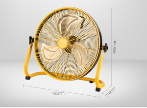 60 dakikalık otomatik kapanma zamanlayıcısı ile güçlü 18 inç 3 hızlı yer vantilatörü-kapalı kullanım için mükemmel - Product Image 5