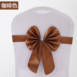 Elastik toptan ucuz kraliyet mavi düğün sandalyesi <span class=keywords><strong>Sashes</strong></span> - Product Image 4
