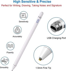 Cho iOS Android Windows điện dung hoạt động phổ <span class=keywords><strong>Tablet</strong></span> áp lực thông minh cảm ứng Stylus bút chì bút cho IOS Android Windows - Product Image 4