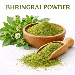 Poudre de Bhringraj, poudre d'herbes naturelles, poudre de plantes finement moulue pour les soins des cheveux, usage à base de plantes et approvisionnement en vrac - Product Image 1