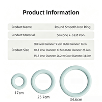 CZFIT Haltères en silicone personnalisables avec logo, unisexes, pour la maison, la gym, le fitness, le yoga, le pilates, antidérapants, confortables, couleurs personnalisées