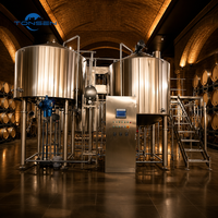 Machine de fabrication de bière automatique Tonsen 1000L 2000L, usine de brasserie commerciale, système de brassage complet pour le marché indien