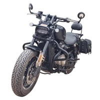 Nouvelles barres de protection en cuir, dossier et porte-bagages arrière, accessoires modifiés pour QJMOTOR Flash 300S 350
