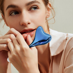 Massaggiatore Facciale Strumenti per la Cura della Pelle Stick <span class=keywords><strong>Cryo</strong></span> Blu Globi di Ghiaccio in Acciaio Inossidabile Infrangibile per Lifting Viso - Product Image 2