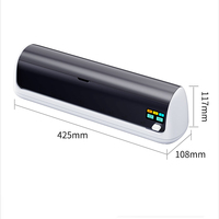 OL348 Machine à plastifier multifonction 9-en-1 A3 pour bureau, plastification à chaud et à froid, avec système de démoulage ABS et kit d'accessoires complet