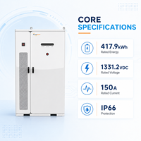 Gabinete de Baterías Refrigerado por Líquido para Uso en Exteriores IP65, 417kwh, Batería de Litio para Supermercados, 10 Años de Garantía, 6000 Ciclos