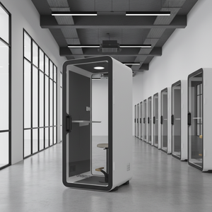 Cabina Acústica Minimalista para Reuniones, Cabina <span class=keywords><strong>de</strong></span> Oficina Insonorizada, Cabina <span class=keywords><strong>de</strong></span> Trabajo Ecológica y Privada para Estudio Creativo y Diseñadores - Product Image 3