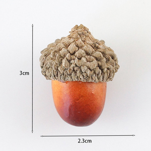 Mini-écorces d'acornes artificielles en mousse pour la décoration artisanale automne-hiver, parfaites pour la remise des diplômes et la fête des pères - Product Image 2