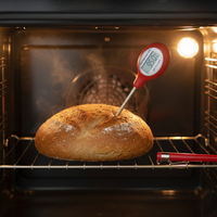 Sonda de temperatura de acero inoxidable OEM personalizada de alta calidad, piezas estampadas para termómetro de carne para barbacoa