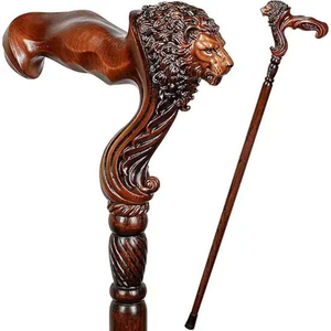 Bâton <span class=keywords><strong>de</strong></span> randonnée vintage en <span class=keywords><strong>bois</strong></span> avec tête <span class=keywords><strong>de</strong></span> cheval, réglable en 2 sections, design détachable, moderne, portable pour gentleman - Product Image 6