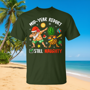 T-shirt Père Noël faisant le dab, reportage mi-année, toujours aussi coquin, Noël en juillet - Product Image 3