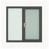 Fenêtre à battant en PVC à double vitrage insonorisé, multi-chambres, moderne, à économie d'énergie, pour l'hiver, avec isolation thermique