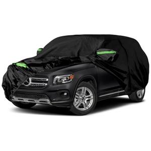 Housses de voiture imperméables pour Mercedes-Benz <span class=keywords><strong>GLB</strong></span> 2019-2025 avec fermeture éclair et bandes coupe-vent pour la protection contre la neige, la pluie et la poussière - Product Image 1