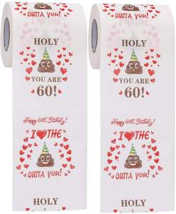 Papel Higiénico Divertido con Diseño Personalizado Impreso para Regalo <span class=keywords><strong>de</strong></span> Cumpleaños, Rollo <span class=keywords><strong>de</strong></span> Papel Higiénico con Diseño <span class=keywords><strong>de</strong></span> Billete <span class=keywords><strong>de</strong></span> Cien Dólares - Product Image 1