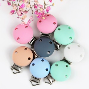 <span class=keywords><strong>Attache</strong></span>-sucette en silicone coloré pour bébé, design mignon, <span class=keywords><strong>personnalisable</strong></span>, vente chaude - Product Image 2