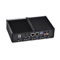 Mini Pc industriel I3 4005u, sans ventilateur, pour salle d'ordinateur de bureau ou d'école, idéal pour les Barebone, support de rangement