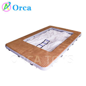 Fourniture directe d'usine Zone <span class=keywords><strong>de</strong></span> baignade gonflable filet <span class=keywords><strong>de</strong></span> sécurité barrière <span class=keywords><strong>de</strong></span> mer <span class=keywords><strong>piscine</strong></span> flottante PVC Spa <span class=keywords><strong>piscine</strong></span> <span class=keywords><strong>pour</strong></span> Yacht flottant et natation - Product Image 3