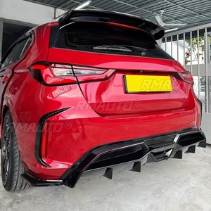 สปอยเลอร์กันชนหลังรถยนต์ ฝาครอบป้องกันกันชน ชุดแต่งสำหรับ Honda City Hatchback 2020-2023 อุปกรณ์ตกแต่งรถยนต์ - Product Image 4