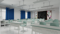 Mobilier pour enfants Mobilier scolaire pour âge scolaire Bureau et chaise en métal pour étudiant deux places Mobilier pour enfants Maroc pour l'école préscolaire