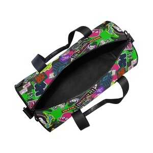 Wholesales Customized Print Logo Hipster Abstract Graffiti Style Sport Duffel Bag Travelling Bag - Product Image 5