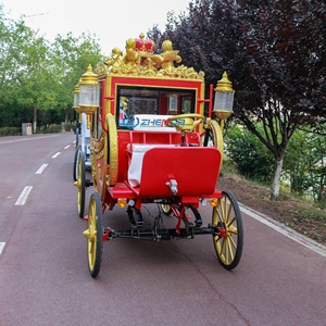 Carruaje de Caballos Eléctrico de Alta Calidad, Estilo Cenicienta, sin Caballos, en Venta, Precio de Fábrica - Product Image 4