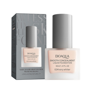 Cosmetic Long-lasting Waterproof Whitening <strong>Mousse</strong> SPF 15 Full Coverage Concealer Moisturizer Matte Liquid <strong>Foundation</strong> 30ml Oil - Product Image 4