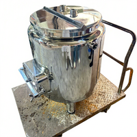 Machine à brasser la bière électrique en acier inoxydable, cuve de fermentation, chaudière chauffante, kit de brassage domestique pour boissons et vin, moteur inclus
