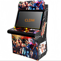 Machine d'arcade vidéo multi-jeux classique, borne d'arcade verticale, bartop, 2 joueurs, fonctionnement à pièces, accepteur de billets, HD