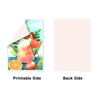 Papier de sublimation A4/A3 100 g/m² séchage rapide couleurs vives taux de transfert 98 % fond rose pour tasses/tapis/T-shirts – Vente en gros
