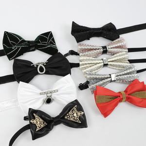 工場から直接出荷、クリスタルバタフライボウタイ大量在庫、複数のスタイルのメンズボウタイ - Product Image 3