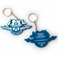 Porte-clés PVC personnalisé avec logo en relief Porte-clés en caoutchouc 3D Patches tactiques en silicone Étiquettes de chaussures pour promotions-Pas de quantité minimale de commande
