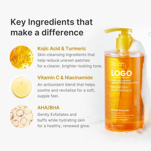 Jabón Corporal de Marca Privada OEM ODM que Ilumina el Tono de la Piel, Unifica el Tono, Renueva la Piel Opaca, Exfolia con AHA BHA, Ácido Kójico, Cúrcuma y Vitamina C - Product Image 5
