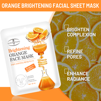 Aichun Beauty 1 Masque Facial Éclaircissant à l'Orange Vitamine C, Affine les Pores, Peau Éclatante, Masque Visage Lumineux, Vente en Gros