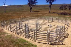 โรงงานจัดหาลานนาราคาถูกคุณภาพสูงใช้วัวราคาถูกลานวัวสังกะสีแผงรั้วคอกม้า - Product Image 6