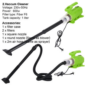 Pistolet pulvérisateur de peinture multifonction 3 en 1 Vertak 600W + Aspirateur domestique Souffleur d'air pour feuilles de jardin - Product Image 4