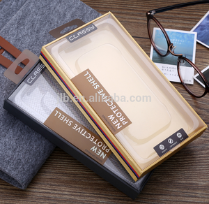 Fashion Elegant Printing PVC/PET Plastic Packaging Blister Box Display Case For Mobile Phone Cover Wholesale