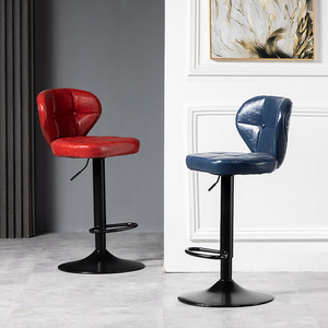 Ghế Quán <span class=keywords><strong>Bar</strong></span> Ghế Cao Xoay Hiện Đại Bằng Da Cổ Điển Mộc Mạc Cổ Điển Cao Nâng Cao Điều Chỉnh Được Chiều Cao Ghế Quán <span class=keywords><strong>Bar</strong></span> - Product Image 3