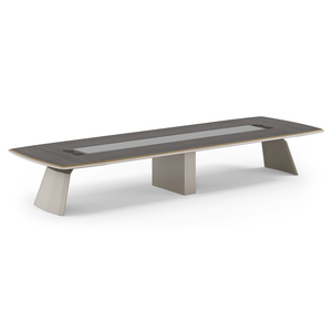 Table <span class=keywords><strong>de</strong></span> conférence <span class=keywords><strong>de</strong></span> bureau moderne, économique, <span class=keywords><strong>grande</strong></span>, en <span class=keywords><strong>bois</strong></span> brillant, conçue pour plusieurs personnes, pour usage commercial - Product Image 4