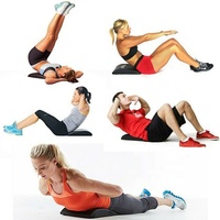 Tapis d'exercice abdominal portable et léger en PVC, coussin pour sit-ups, entraîneur abdominal et de la colonne vertébrale pour des séances d'entraînement à pleine gamme de mouvements