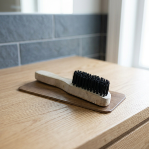 Brosse à cheveux professionnelle ASAP Brand pour barbier, poils doux, brosse de coiffage de salon de qualité supérieure, brosse pour dégradé, coiffage et coupe de cheveux, manche en bois - Product Image 4