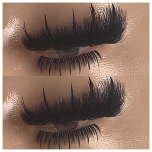 New Arrivals 15-25mm <strong>Strip</strong> <strong>Lashes</strong> With Spikes Private Label Real Mink Hair Eyelashes <strong>That</strong> <strong>Look</strong> <strong>Like</strong> <strong>Extensions</strong> Wholesale Vendor - Product Image 1