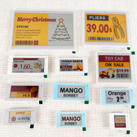 Etiqueta de Precio Inteligente con Tinta Electrónica, Inalámbrica, de Alta Resolución, para Comercio Minorista y Supermercados, con Certificación CE y FCC