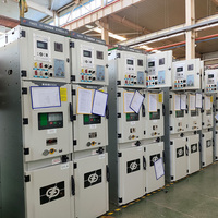 Équipement de distribution d'énergie métallique encastré de haute qualité personnalisé, série KYN92A-12, indice de protection IP4X, tension 42kV/65kV pour l'alimentation électrique